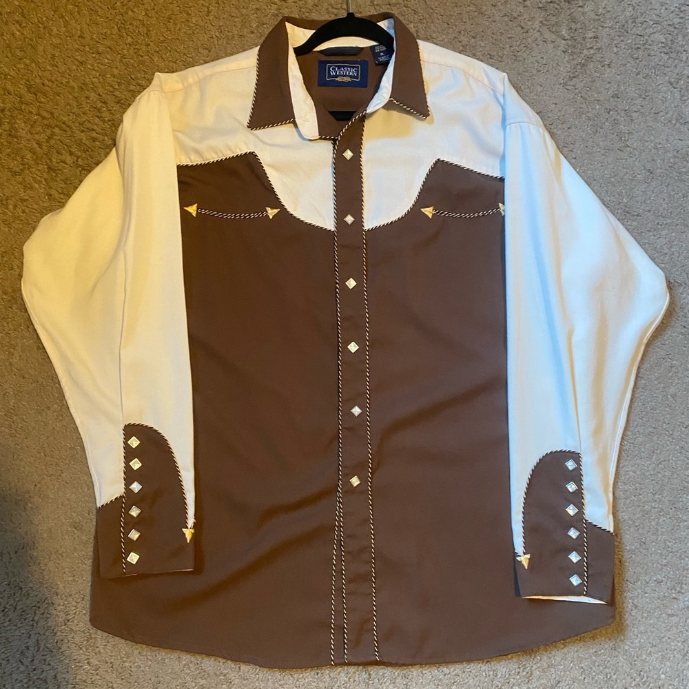 Men’s XL Classic Western Shirt
